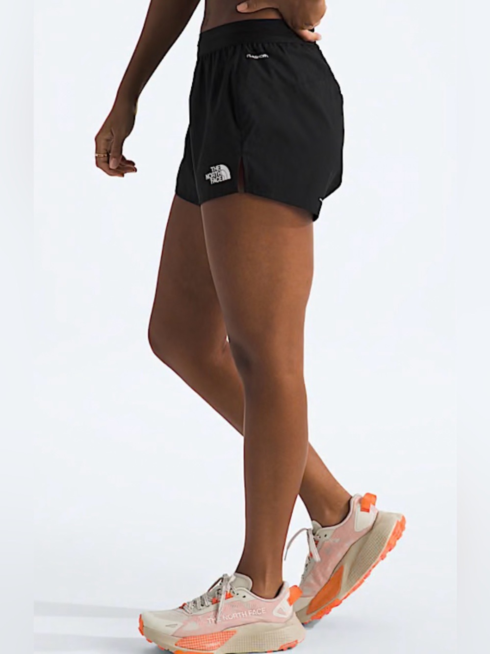 The North Face Women’s Lightbright 4'' Shorts Black Athletic Running Short Large